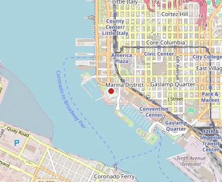 Map showing Eddie V's Prime Seafood