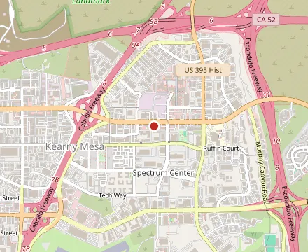 Map showing Tahini