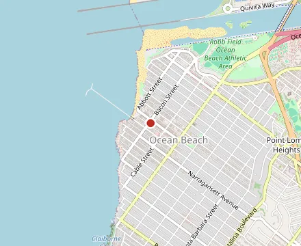 Map showing It's Raw Poke Shop