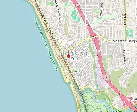 Map showing Seaside Market