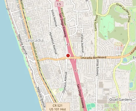 Map showing Eat Crispy Burger Encinitas