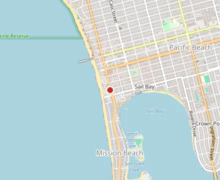 Map showing PB Poke House