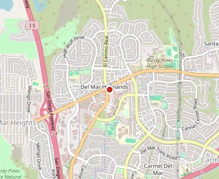 Map showing Steak 48 Del Mar