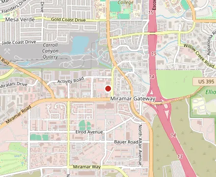 Map showing Baba Kabob