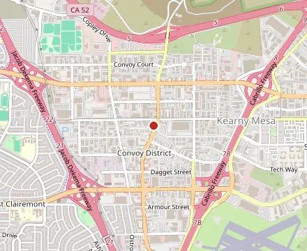 Map showing Hidden Fish