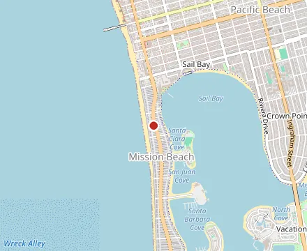 Map showing Rosemarie’s