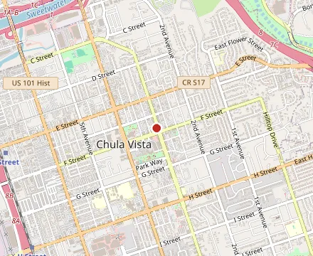 Map showing The Balboa South