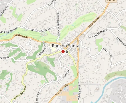 Map showing Mille Fleurs