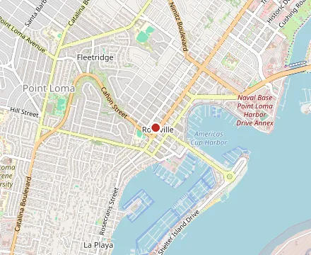 Map showing Mr Moto Pizza - Point Loma