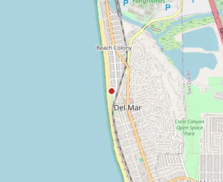 Map showing Jake's