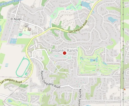 Map showing Rancho Valencia Resort & Spa